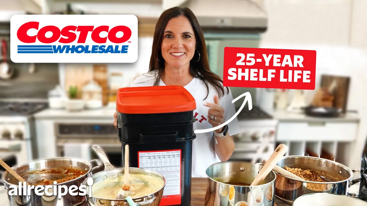 Reviewing Costco's Emergency Food Bucket Meals | Allrecipes