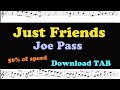 Just Friends Joe Pass  Download TAB