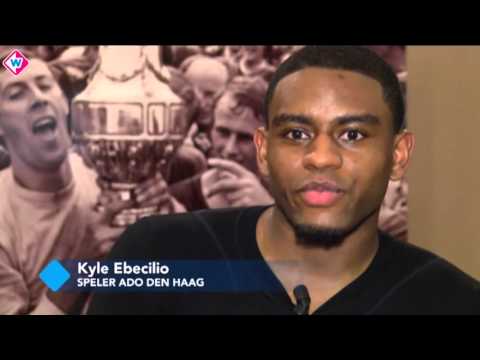 Portret van ADO Den Haag-speler Kyle Ebecilio