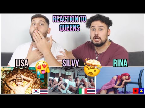 REACTION TO QUEENS: LISA "LALISA" (K-POP) / SILVY "XL (T-POP) / RINA "ADDICTION" (ALBANIAN)