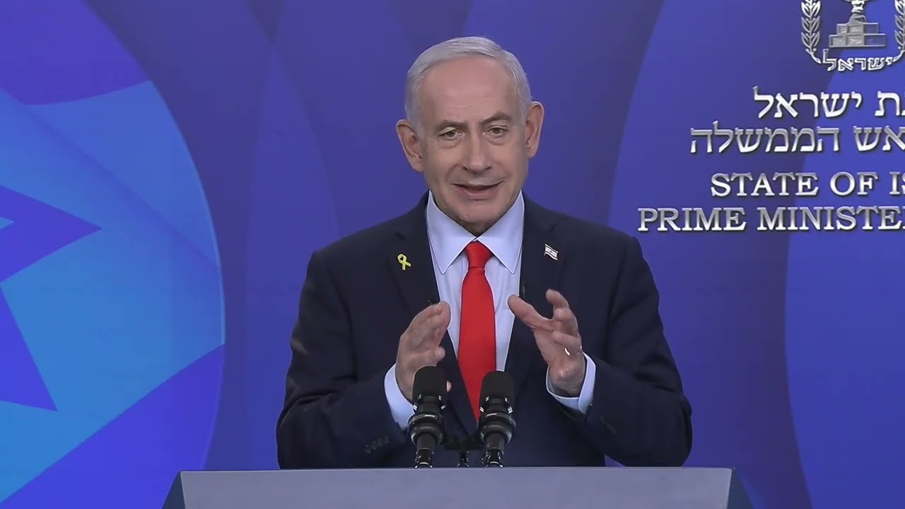 ראש הממשלה נתניהו ושר האנרגיה והתשתיות כהן בהצהרה משותפת לאחר אישור עסקת ייצ