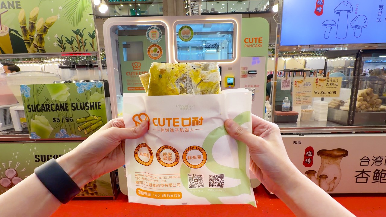 Intelligent Chinese Crepe Vending Machine