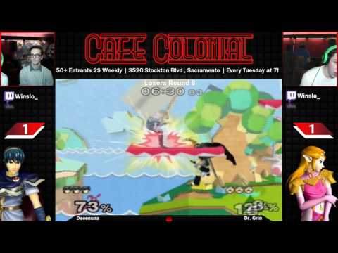 Dr. Grin (Sheik) vs Deenuna (Marth) - LR8
