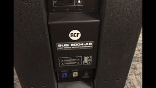 Video thumbnail for RCF SUB 8004-AS Overview (Authorized Dealers) by Sweet Tree Productions
