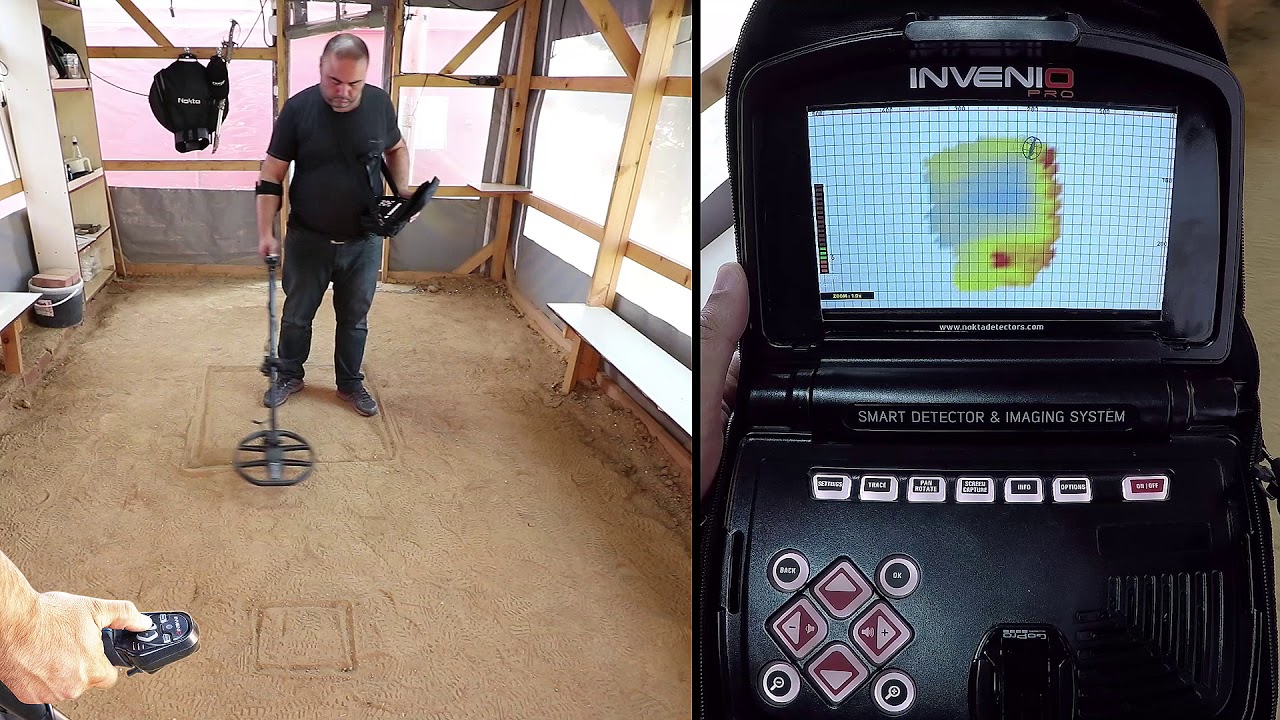 Invenio Dedektör - Gerçek Zamanlı Görüntüleme Sistemi - Zemin Anomalisi ve Boşluk Modunda Tarama