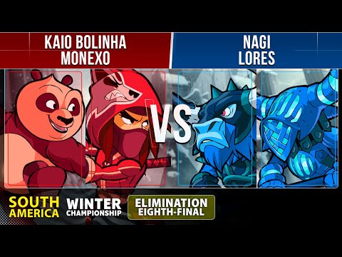 Kaio Bolinha & Monexo VS Nagi & Lores - Losers 1/8 - SA - Brawlhalla Winter Championship 2022