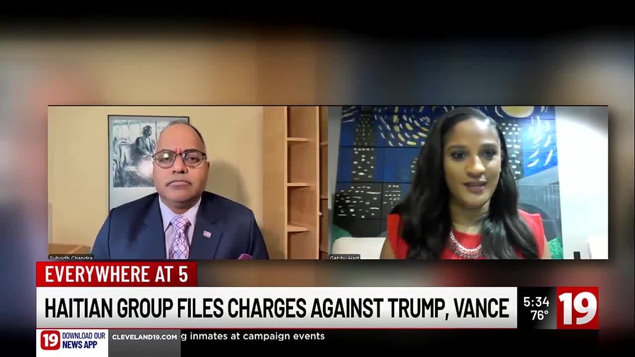 Haitian nonprofit files criminal charges against Trump, Vance for comments about immigrants