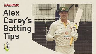 Alex Carey's Batting Tips | Kookaburra Cricket