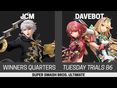 Tuesday Trials 86 SSBU Winners Quarters - Jcm (Robin) vs DaveBot (Pyra/Mythra)