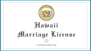 Hawaii Marriage License - What You need to get started #license #Hawaii
