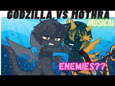 Godzilla vs Mothra Musical gacha club version #gacha #godzilla #kong