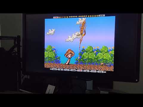 Amiga 500 1992 Apidya : Actual Hardware Gameplay
