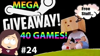 Mega Steam Game Giveaway 2017 #24 || 40 Indie Games + DLC || Giveaway Ended