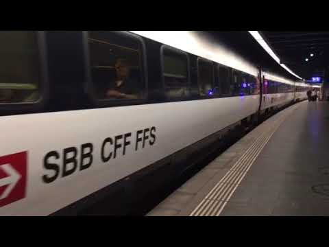 SBB RABDe 500 doors closing sound and depart zurich airport