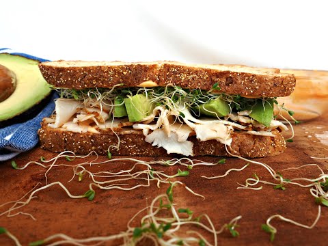 Sandwich Recipe: QUICK Turkey, Sprouts, and Sriracha Sandwich by Everyday Gourmet with Blakely