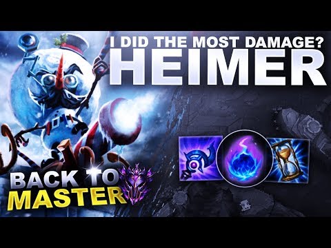 I DID THE MOST DAMAGE? HEIMERDINGER! - Back to Master | League of Legends