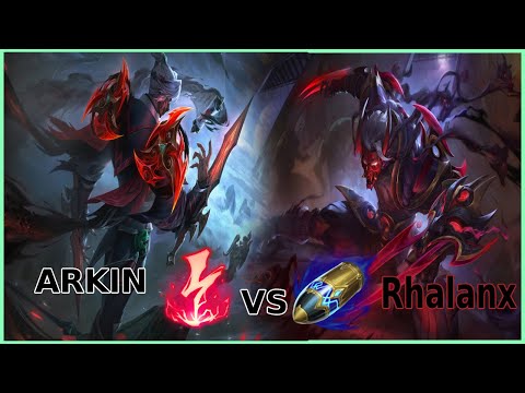 ZED MONTAGE - ARKIN VS Rhalanx - WHO IS THE BETTER | LOL SPACE