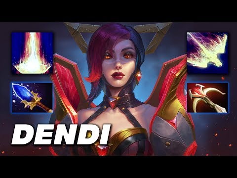 DENDI LINA - FIRE OWNAGE - Dota 2 Pro Gameplay