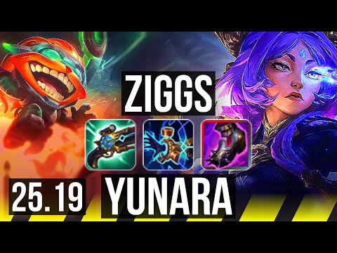ZIGGS & Senna vs YUNARA & Lulu (ADC) | EUW Challenger | 25.19