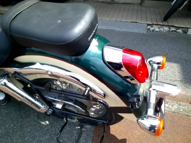 シャドウ400/ホンダ 水冷Vツインエンジン サイドバックサポート
