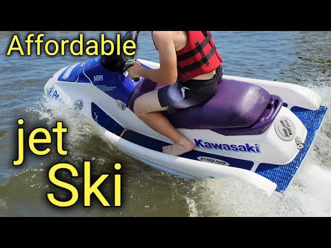 Riding our $750 Kawasaki 750ss Jet Ski . First ride of the year