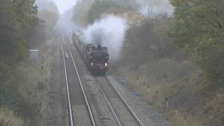 preview picture of video '7752 (L94) and 9600 'The Double Headed Panniers' 19.11.2011'