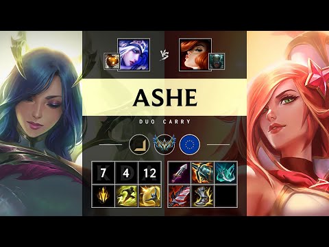 Ashe ADC vs Miss Fortune - EUW Challenger Patch 25.21