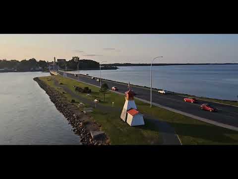 The Promenade Waterfront Village. Downtown Bathurst,  NB.  July 5, 2023. 29c.