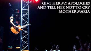 Mother Maria by Slash (With Lyrics)