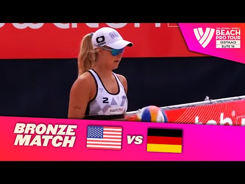 Nuss/Kloth vs. Müller/Tillmann -  Bronze Match Highlights Gstaad 2023 #BeachProTour