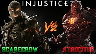 WHITEBOI (ScareCrow) Vs Atrocitus - Injustice 2 Gameplay