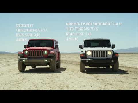 Magnuson Supercharged Jeep JL Wrangler VS. Stock N/A Jeep JL Wrangler
