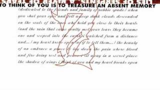 Zao - To think of you is to treasure an absent memory (w/ lyrics)