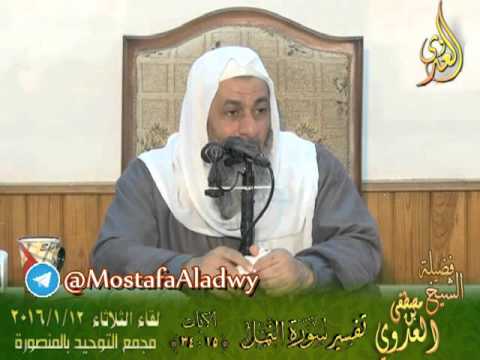  تفسير سورة النمل الايات من 15 إلى 34 لفضيلة الشيخ مصطفى العدوي 