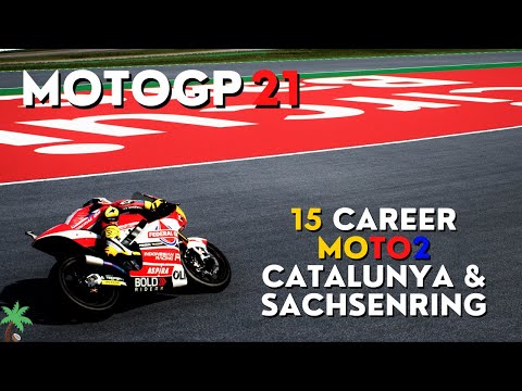 TWO INCREDIBLE RACES!! | MotoGP 21 | Moto2 Catalunya & Sachsenring | Career EP15 | PC | Lets Play |