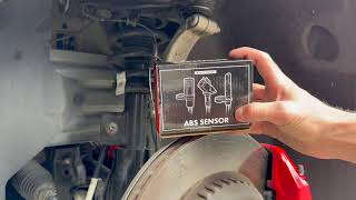 How to fix broken Tesla model 3 wheel speed sensor