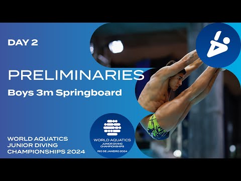 Boys 3m Springboard Day 2 Highlights | World Aquatics Junior Diving 2024