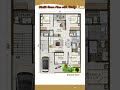 35 50 House Plan 3 BHK 3 Bath Study Car Parking 35 By 50 35 50 Home Design
