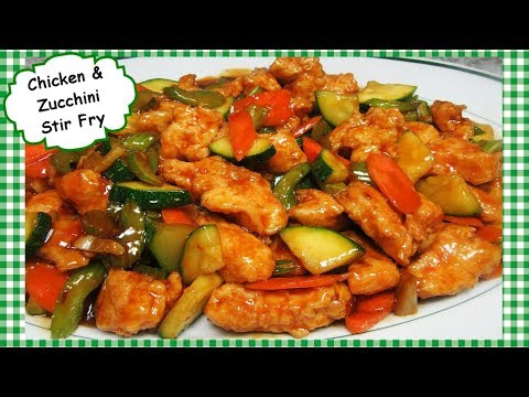 , title : 'Spicy Chinese Chicken and Zucchini Stir Fry Recipe'
