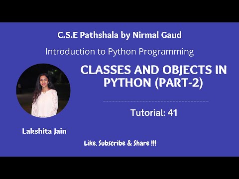 Classes And Objects Part 2 Tutorial 41
