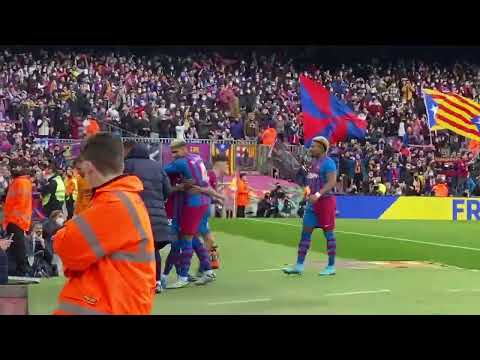 Dani Alves goal celebration video from players area