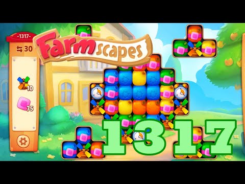 Farmscapes Level 1317 HD Gameplay Walkthrough | 3 - match game | android | ios | pc | GameGo Game