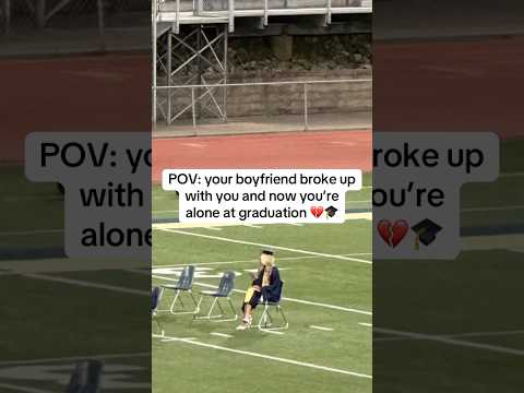 Crying 😭#prom #graduation #school #breakup #pov #crying #bf #support #bf #alone