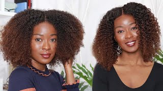 Wash and Go vs Twist Out on a Coily Wig | HerGivenHair Embrace My Coily Life Wig