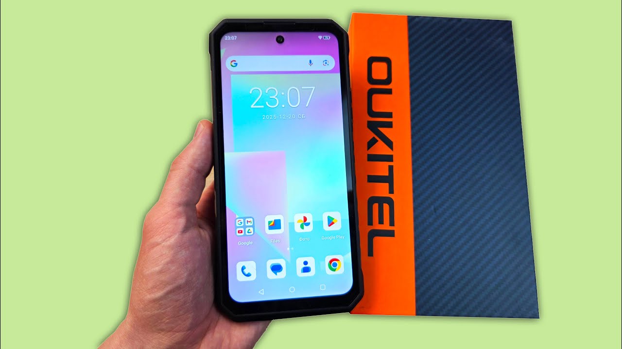 OUKITEL WP58 PRO - ЗАЩИЩЕННИК С ДВУМЯ МОЩНЫМИ ФОНАРЯМИ!