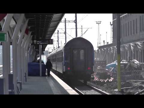 ČD 362.021 - Příjezd vlaku R 910 - Olomouc hl.n., 14.2.2015