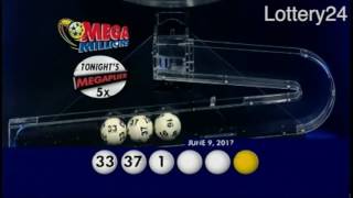 2017 06 09 Mega Millions Numbers and draw results