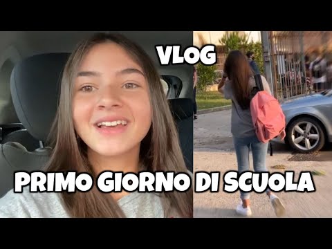 PRIMO GIORNO DI SCUOLA ( PRIMO ANNO LICEO ) - VLOG BACK TO SCHOOL  BY MARGHE  GIULIA KAWAII