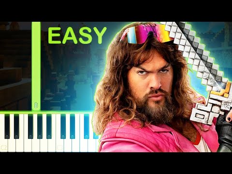 Zero to Hero | A MINECRAFT MOVIE - EASY Piano Tutorial