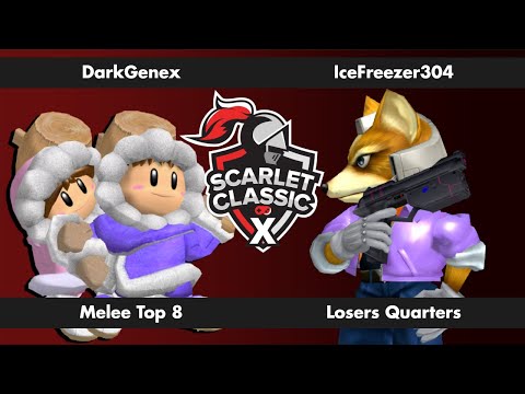 Scarlet Classic X - DarkGenex (Ice Climbers) VS IceFreezer304 (Fox) - Melee Top 8 - Losers Quarters